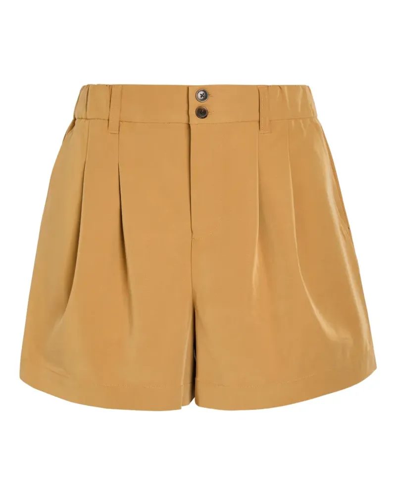 Varley Tansy Shorts mit Falten - Braun Braun