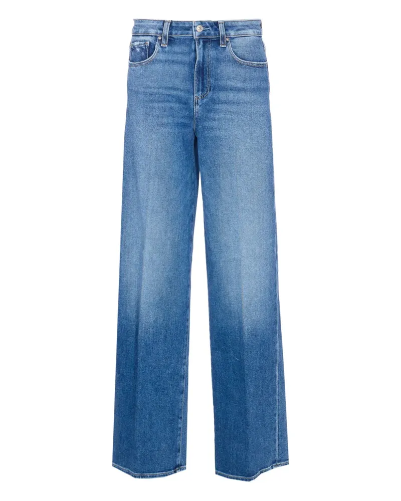 Paige Tatum Wide-Leg-Jeans - Blau Blau