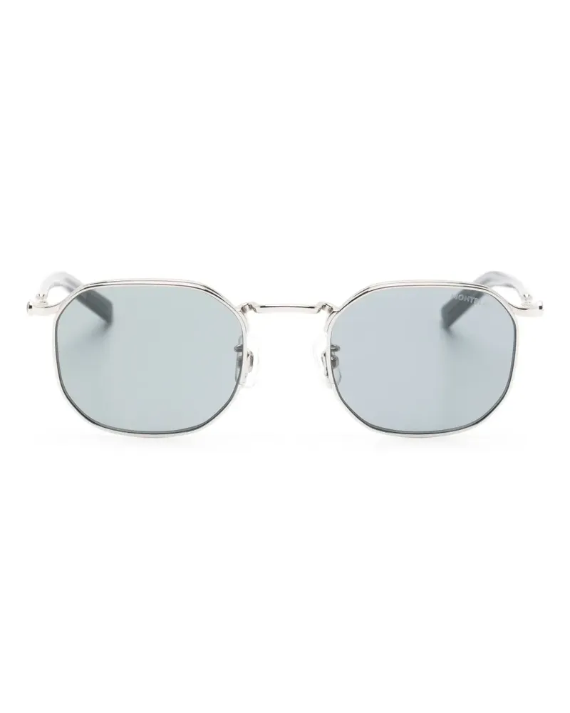 Montblanc logo-detail sunglasses - Silber Silber