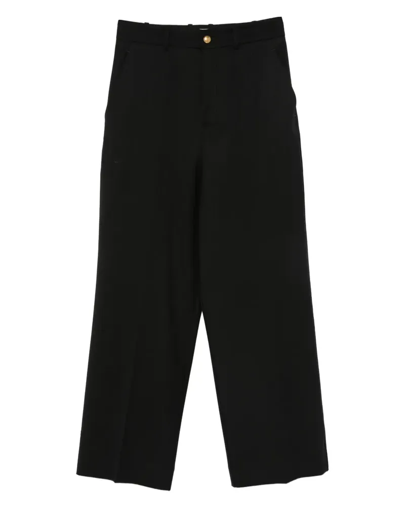 P.A.R.O.S.H. P.A.R.O H. Hose mit geknöpften Taschen - Schwarz Schwarz