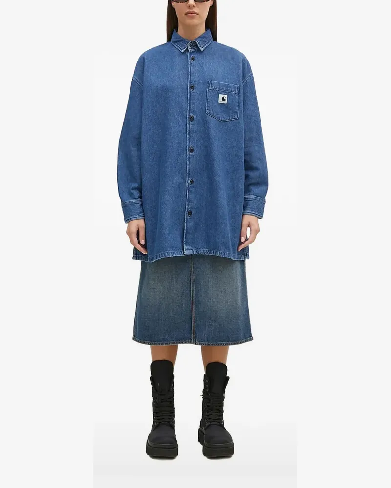 Carhartt WIP Hemd mit Tasche - Blau Blau