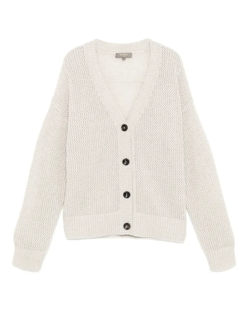 N.Peal Azure Cardigan - Grau Grau