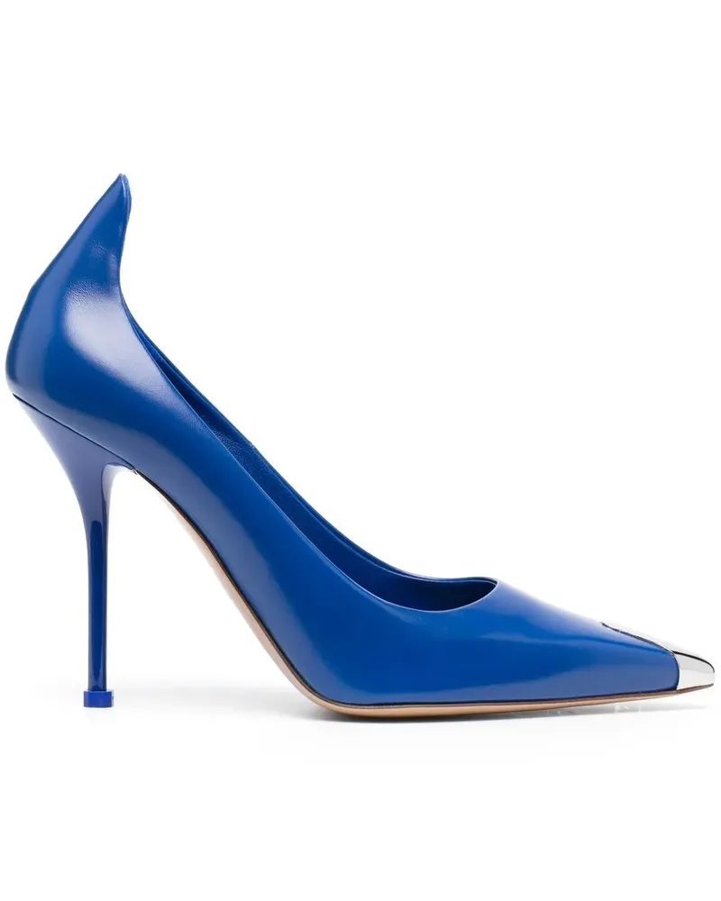Alexander McQueen Pumps mit Kontrastkappe - Blau Blau