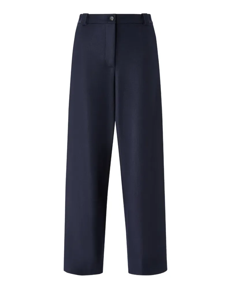 Pinko Gerade Hose mit Logo-Patch - Blau Blau