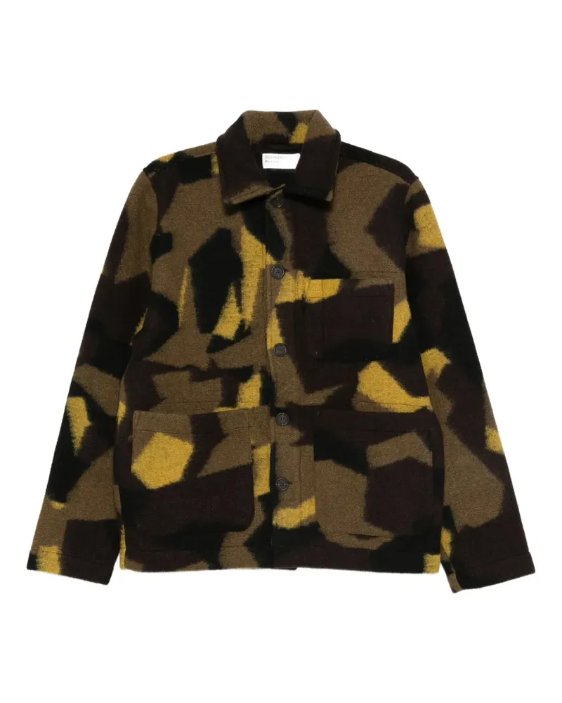 Universal Works Camouflage-Jacke mit Taschen - Grün Grün
