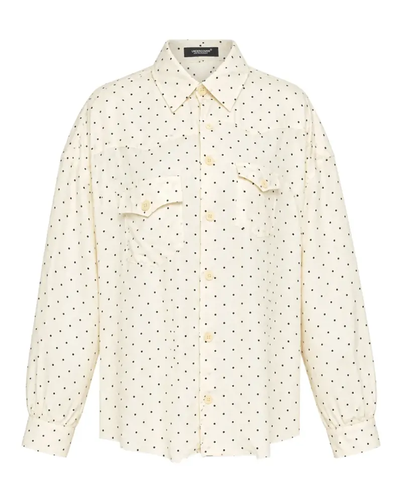 Undercover polka-dot Western shirt - Nude Nude