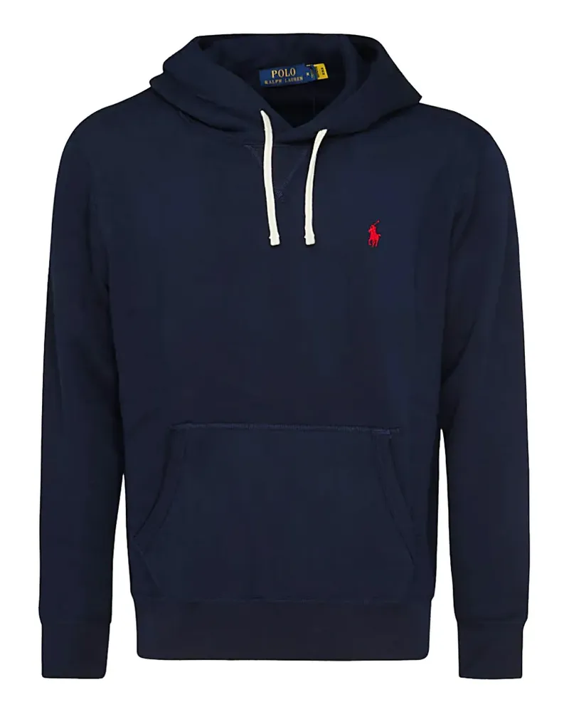Ralph Lauren logo-embroidered drawstring hoodie - Blau Blau