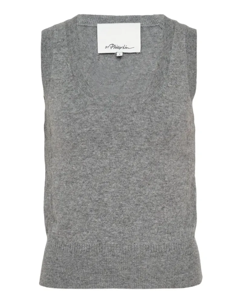 3.1 phillip lim scoop-neck sleeveless top - Grau Grau