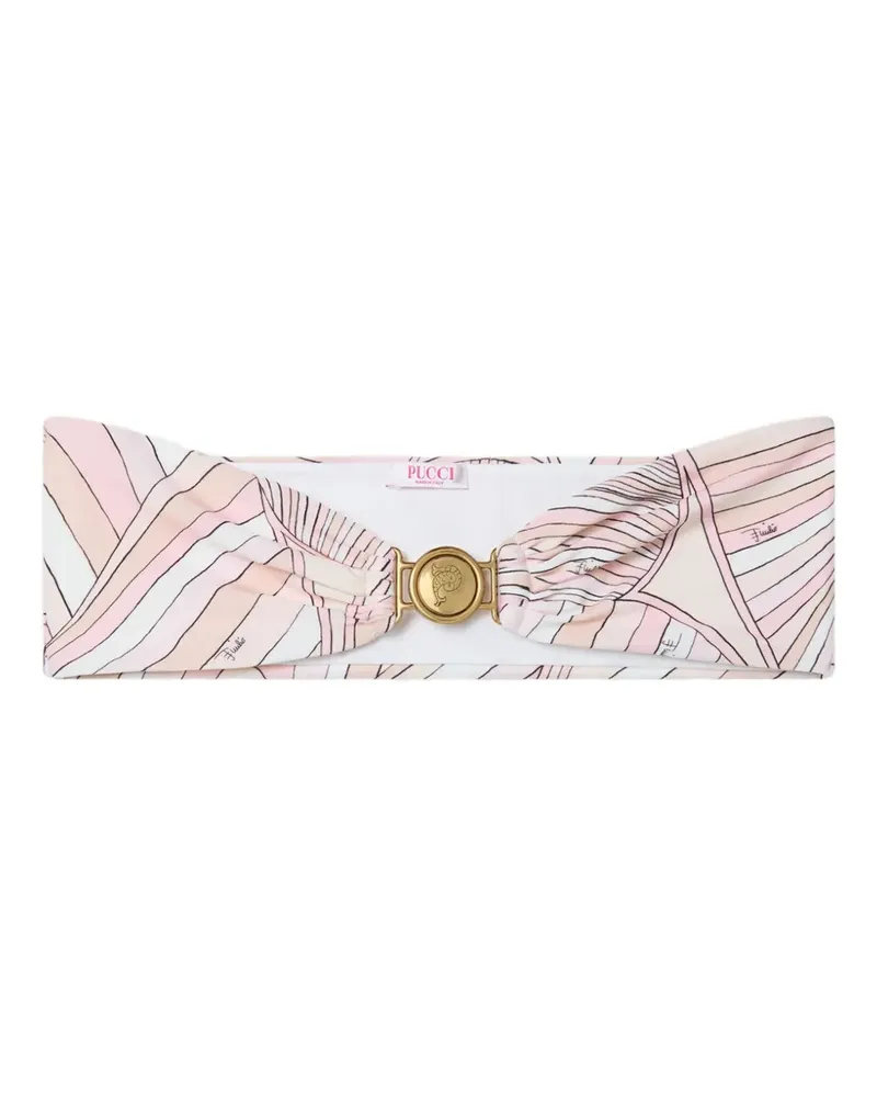Emilio Pucci Bikinioberteil mit Print - Rosa Rosa