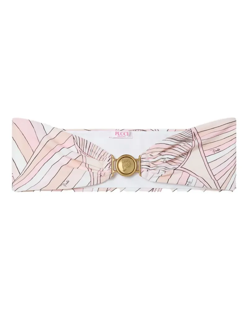 Emilio Pucci Bikinioberteil mit Print - Rosa Rosa