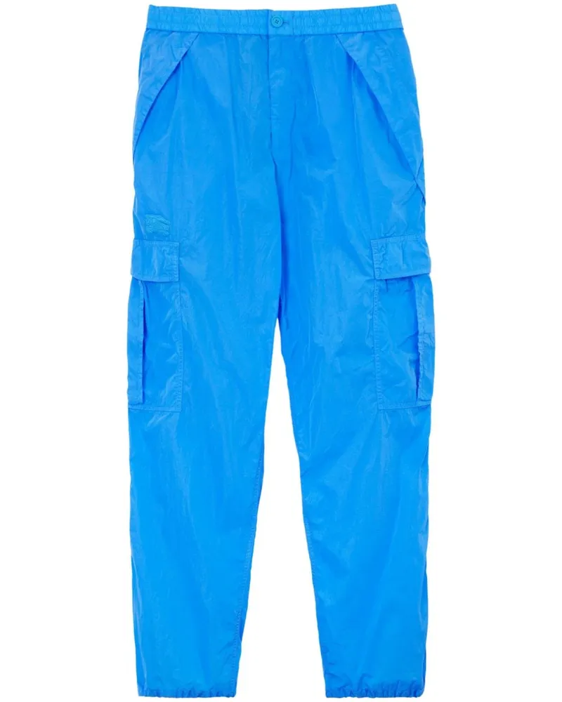 Burberry Cargohose mit Applikation - Blau Blau