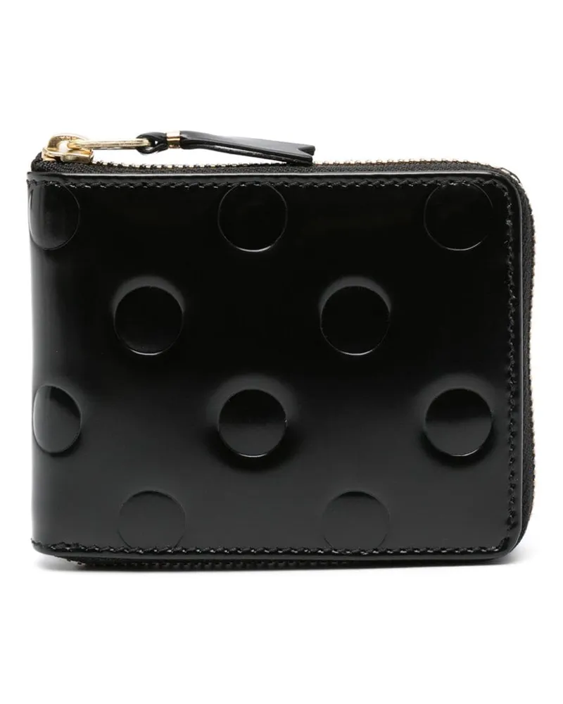 Comme des Garçons Portemonnaie mit Prägung - Schwarz Schwarz