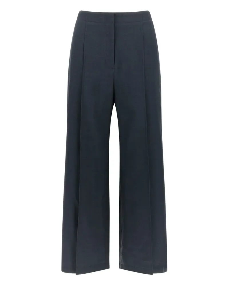 Theory Hose mit Falten - Blau Blau