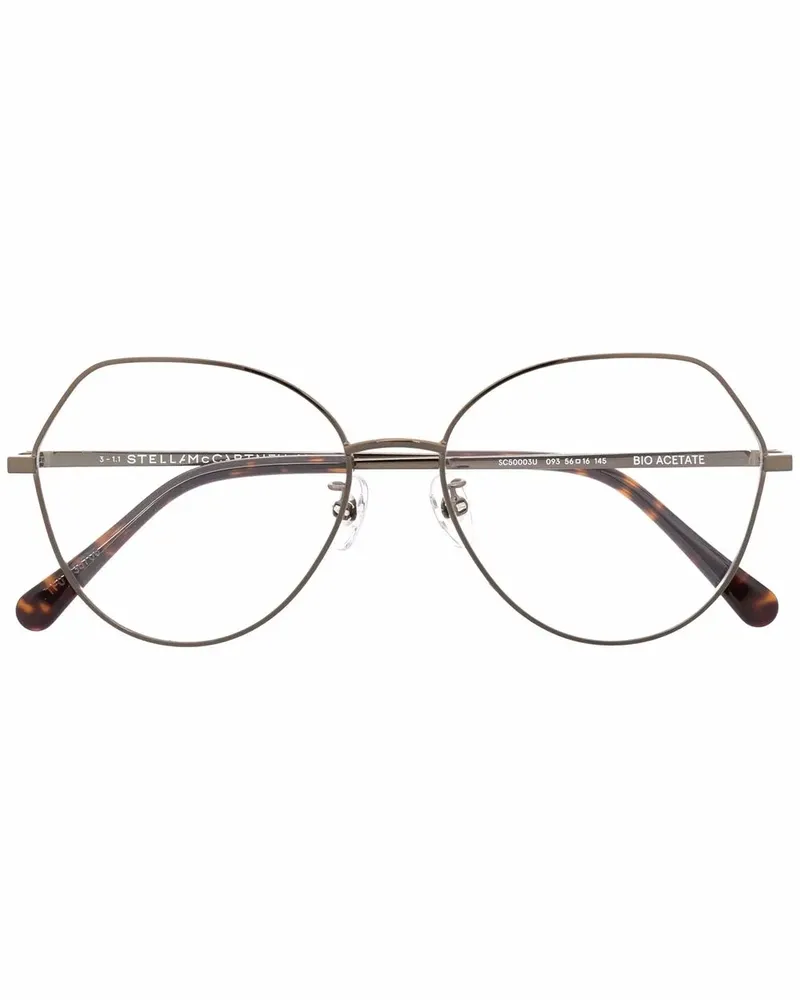 Stella McCartney Brille im Butterfly-Design - Schwarz Schwarz