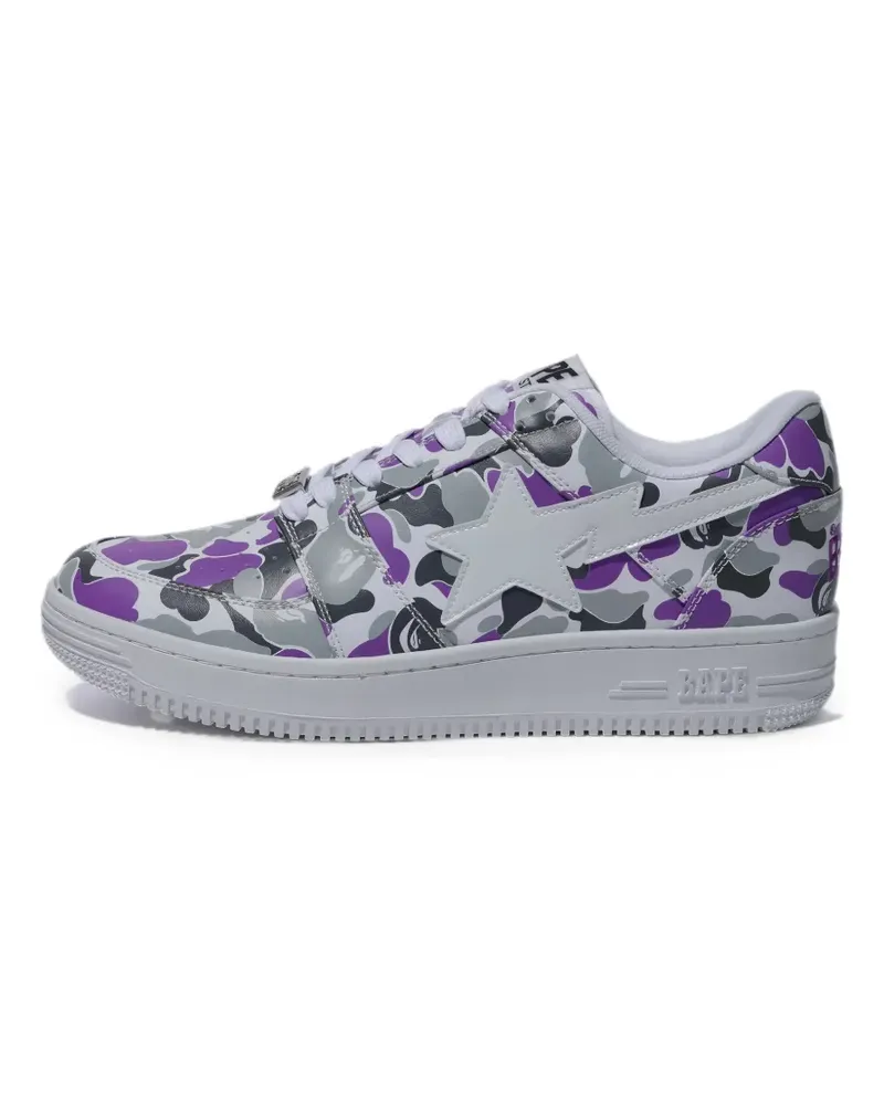 BAPE Bapesta Low M2 camouflage-print sneakers - Violett Violett