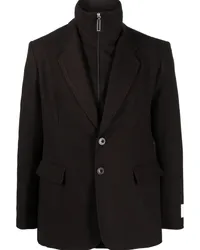 Études Studio Halles Blazer aus Flanell Braun