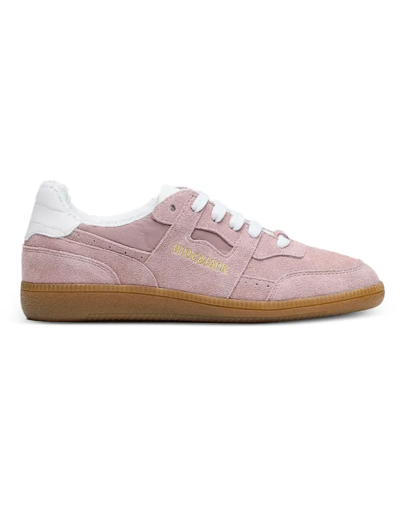 Hide & Jack Shaggy Powder panelled sneakers - Rosa Rosa