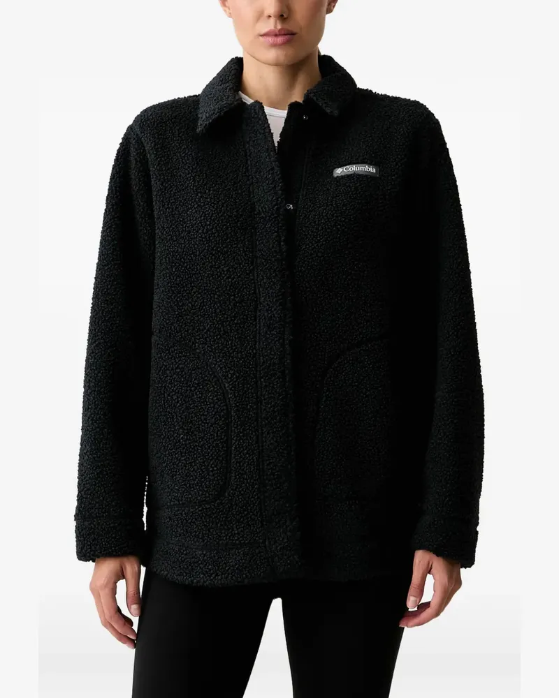 Columbia Sportswear Company Panorama Fleecejacke mit Logo-Patch - Schwarz Schwarz