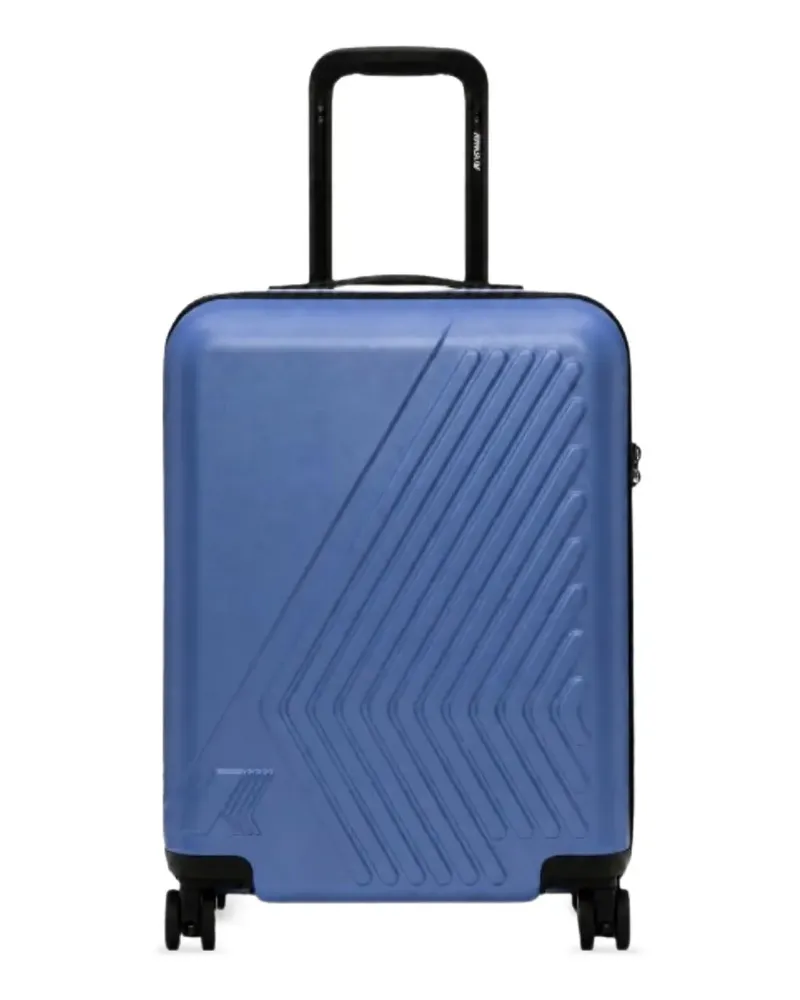 K-Way Koffer mit Zickzackmuster - Blau Blau