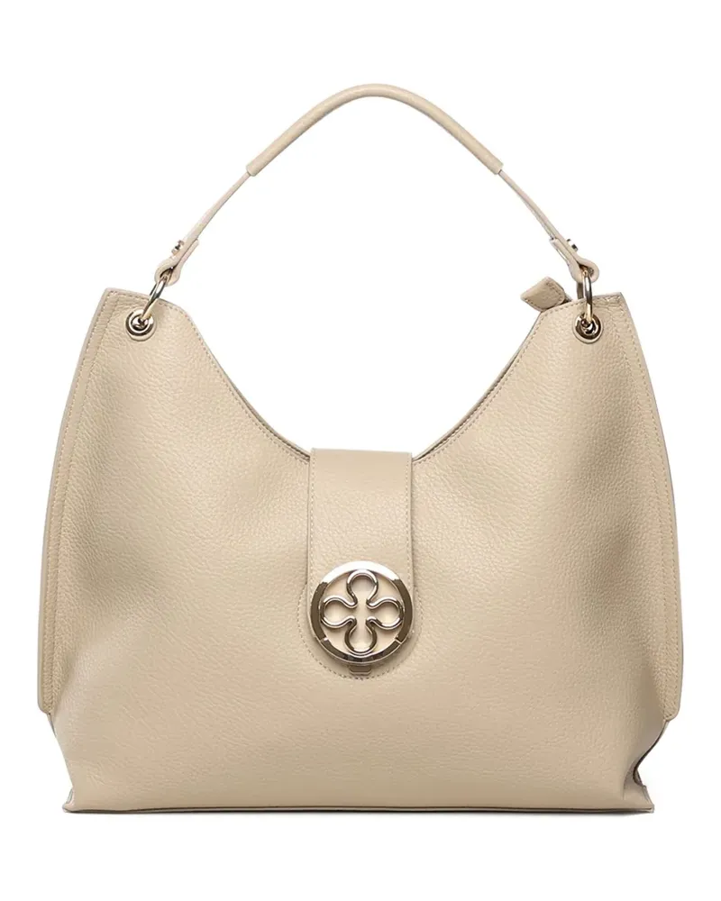 V°73 Federica Tote Bag mit Logo - Nude Nude
