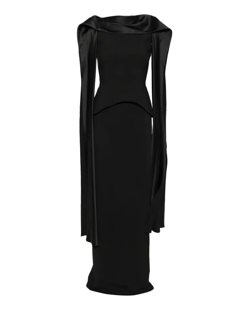 Solace London Annie maxi dress - Schwarz Schwarz