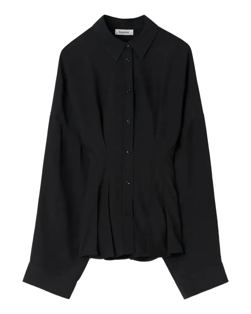 Rodebjer Apollo cinched-waist shirt - Schwarz Schwarz