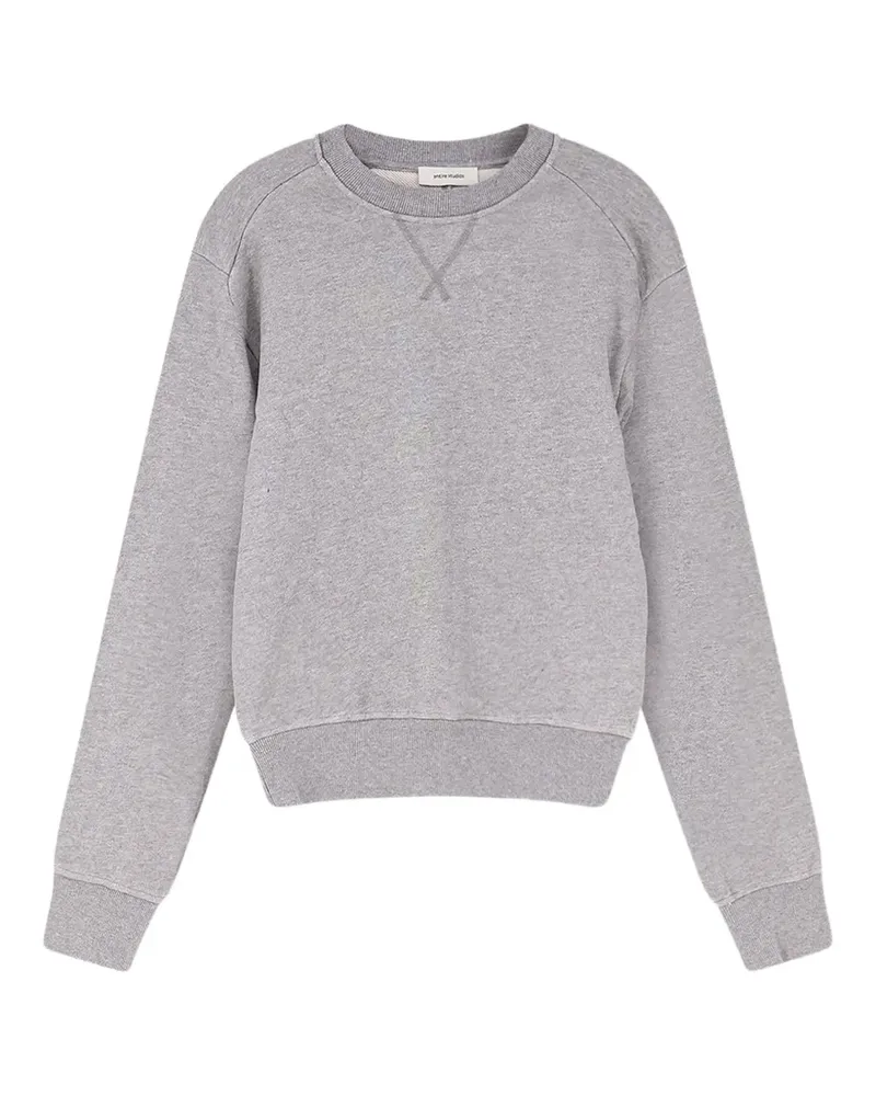 Entire Studios crew-neck ribbed sweatshirt - Grau Grau