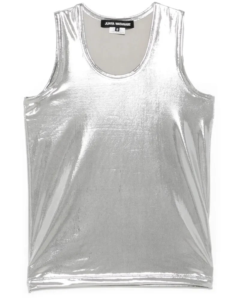 Junya Watanabe Tanktop im Metallic-Look - Grau Grau