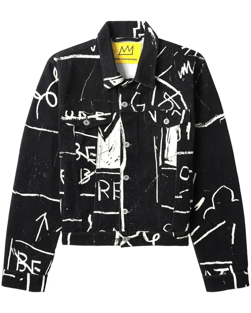 HONEY FUCKING DIJON Jacke mit grafischem Print Schwarz