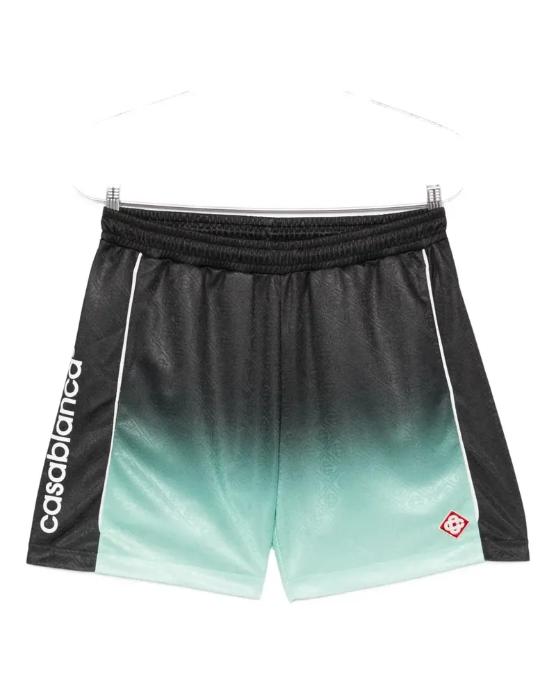 Casablanca Paris Shorts mit Farbverlauf-Einsatz - Schwarz Schwarz
