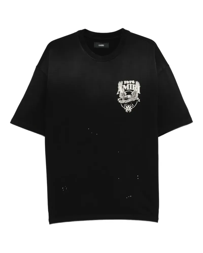 Amiri Eagle T-shirt - Schwarz Schwarz