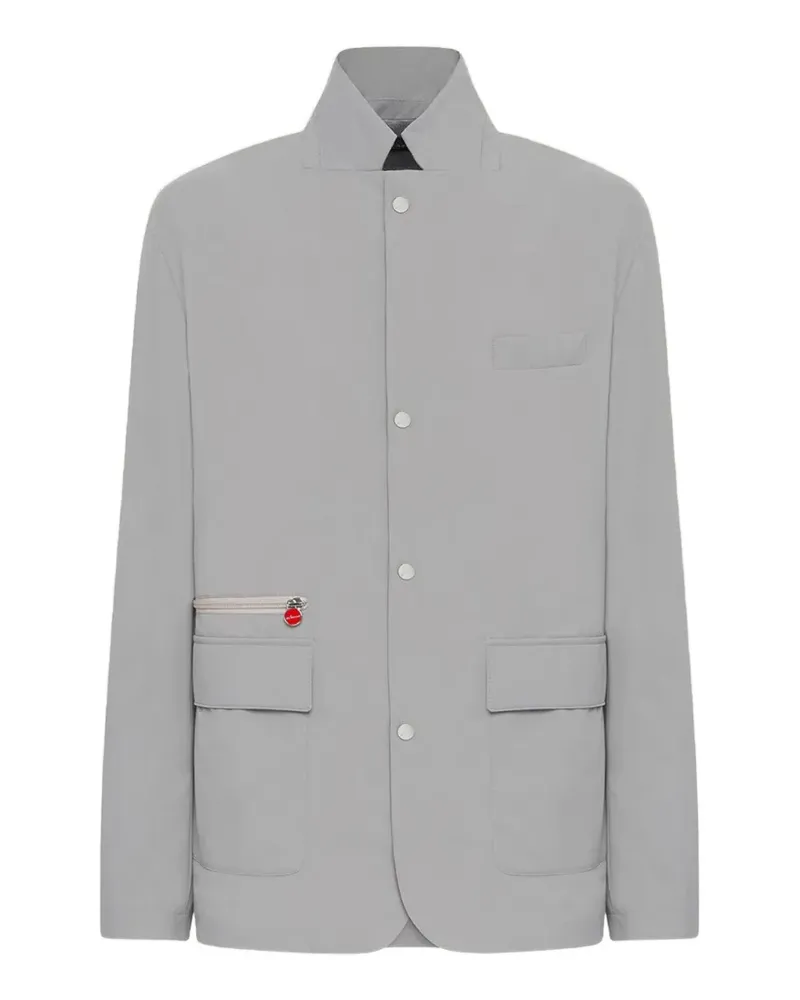 Kiton Leichte Jacke mit Reißverschluss - Grau Grau