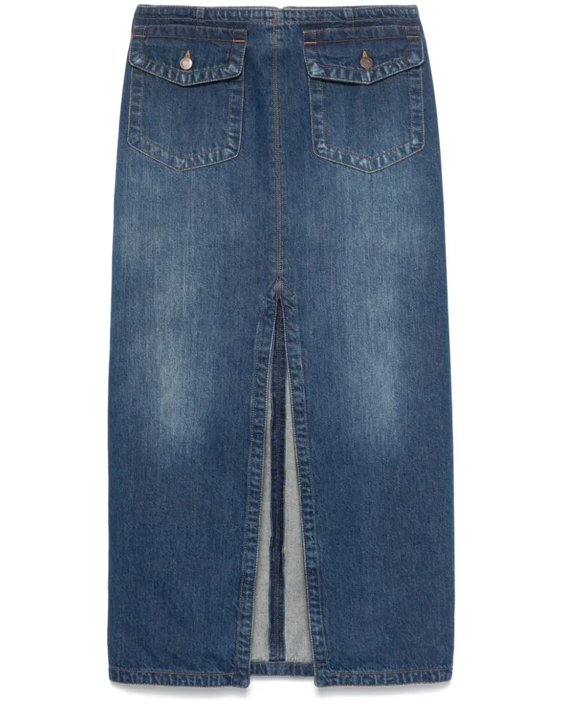 Chloé Midirock aus Denim - Blau Blau