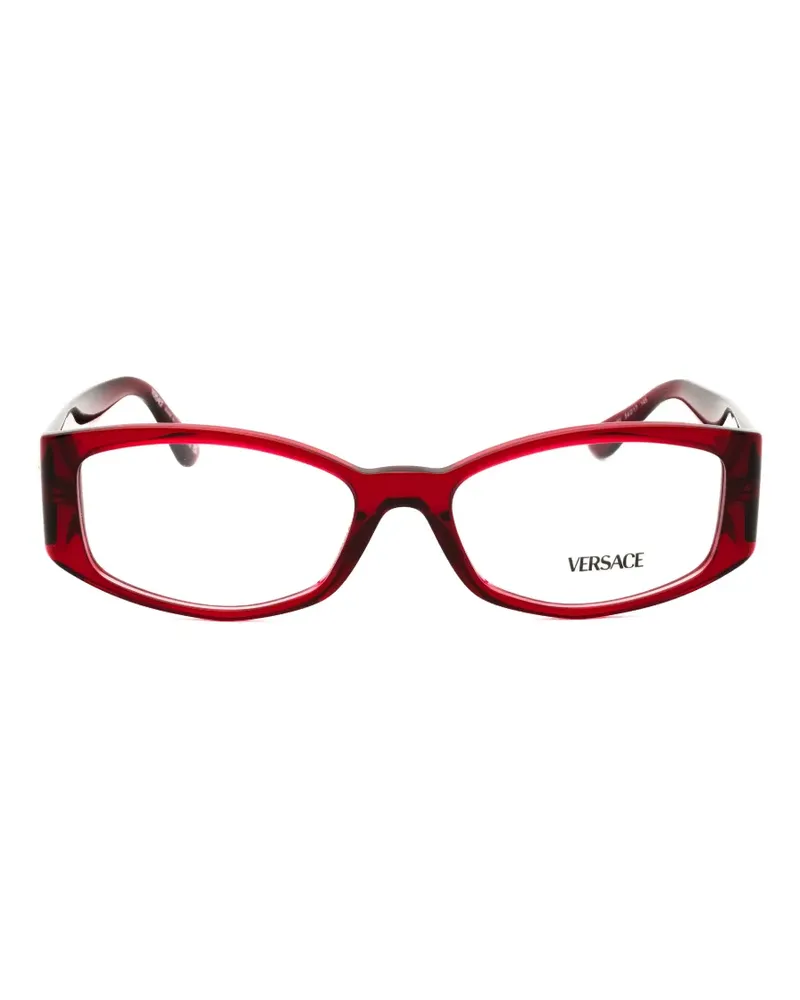 Versace Medusa Sonnenbrille mit ovalem Gestell - Rot Rot