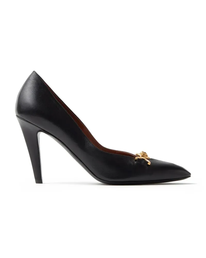 Versace Clelia Pumps aus Nappaleder - Schwarz Schwarz