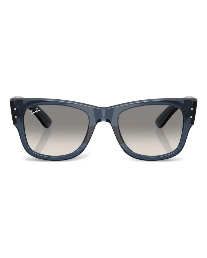 Ray Ban Sonnenbrille mit eckigem Gestell - Blau Blau