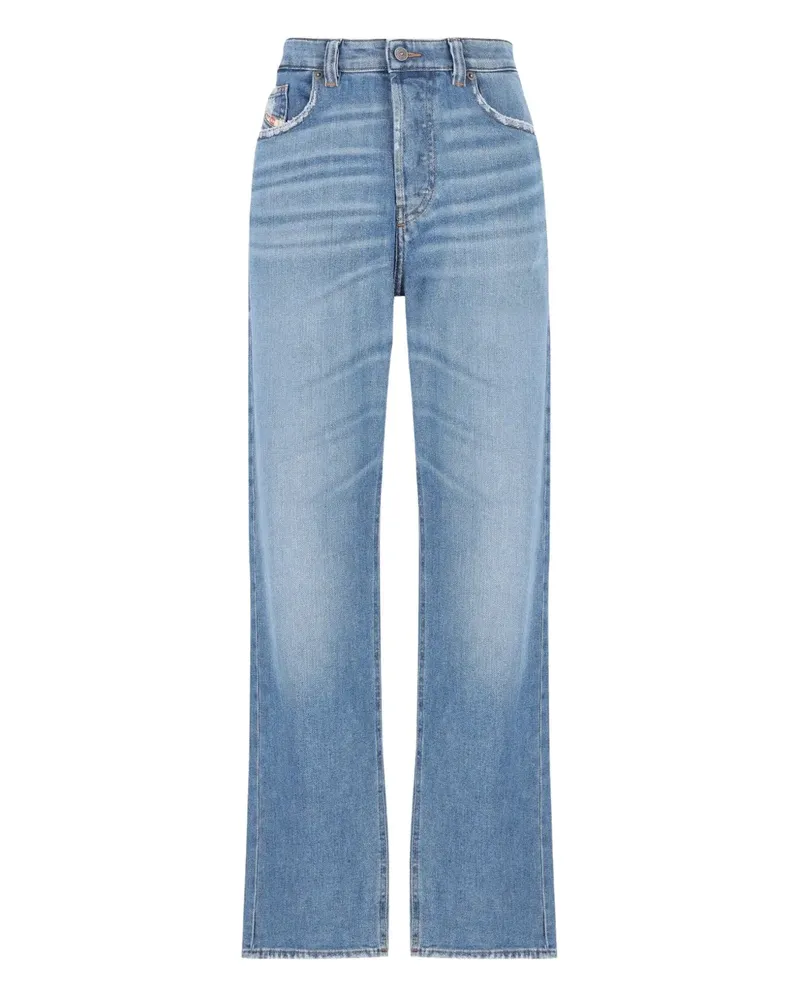 Diesel Jeans in Stone-Wash-Optik - Blau Blau