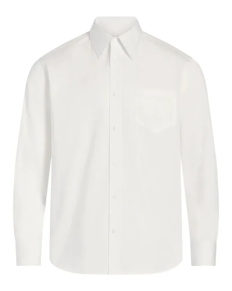 Public School Wyckoff Langarmshirt - Weiß Weiß