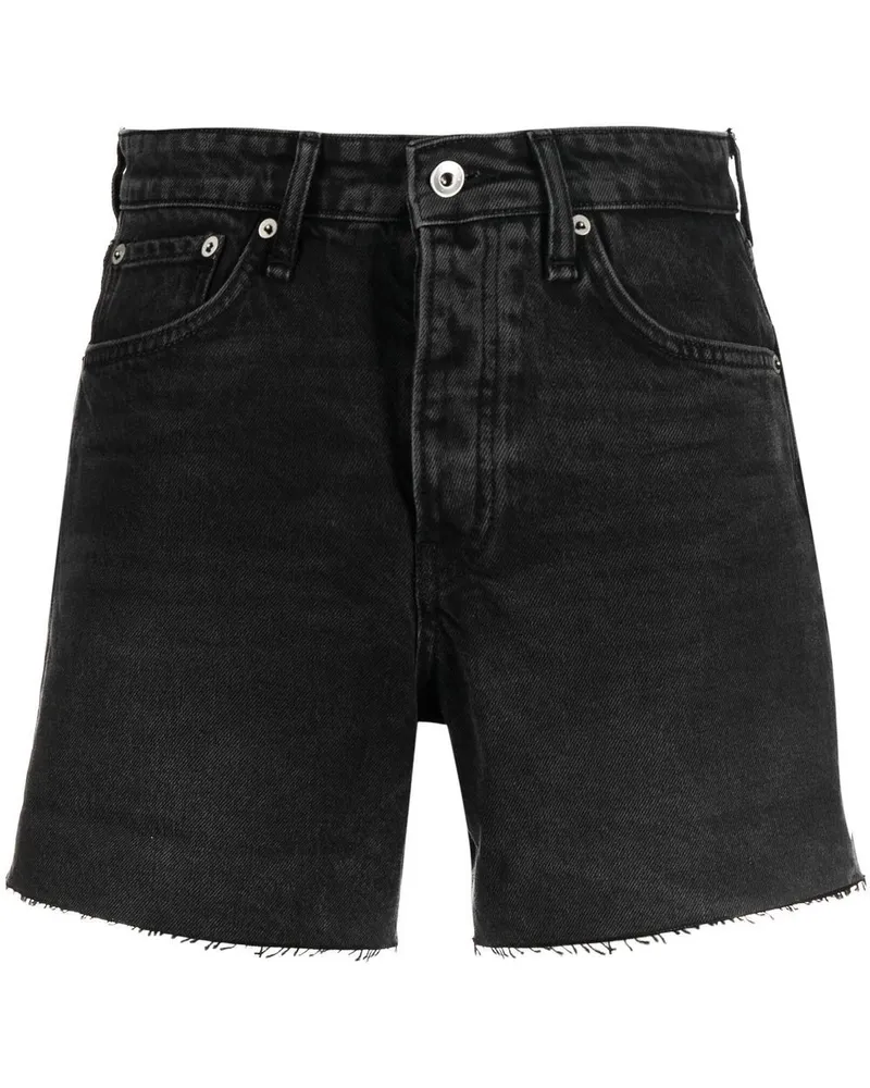 Rag & Bone Rosa Jeansshorts Schwarz