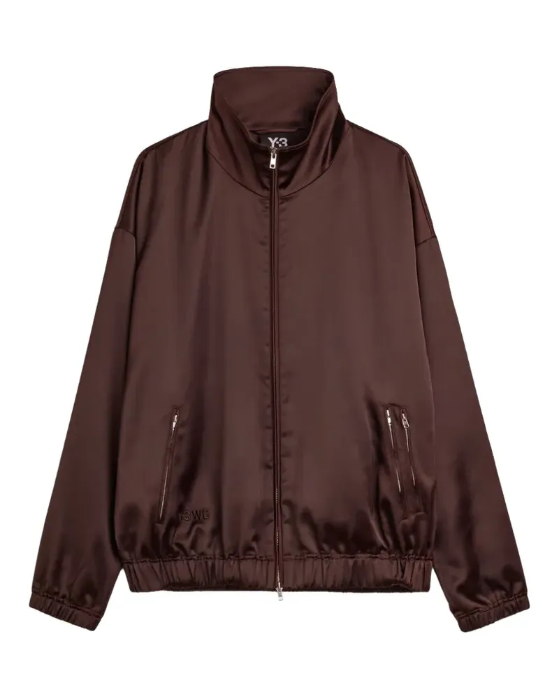 adidas Y-3 satin jacket - Braun Braun