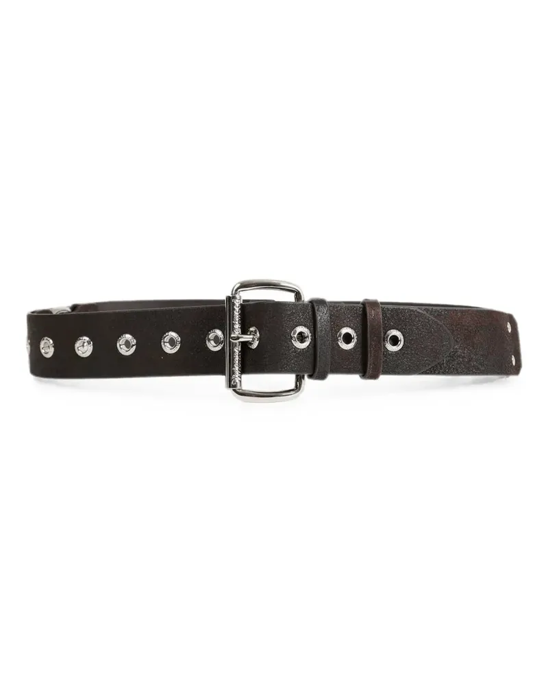 Vivienne Westwood eyelet-detail leather belt - Braun Braun