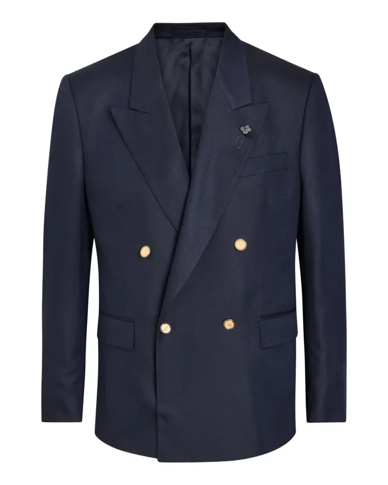 LARDINI double-breasted blazer - Blau Blau