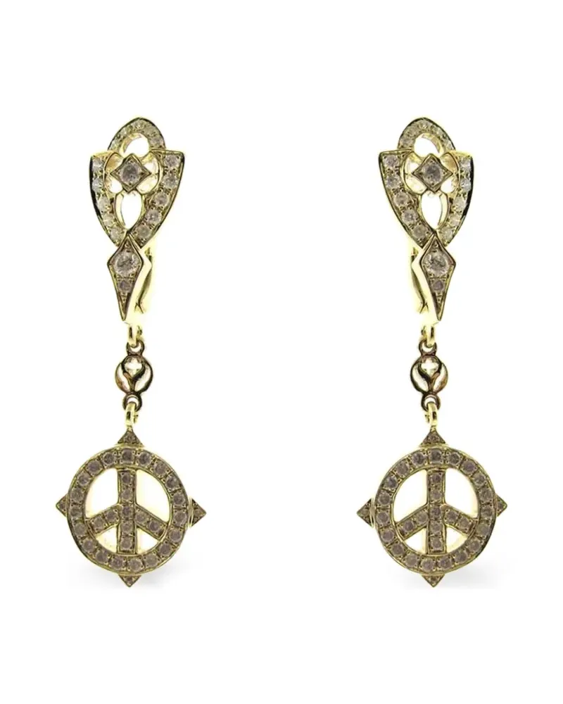 Loree Rodkin 14kt Peace Diamond Gelbgoldohrringe Gold