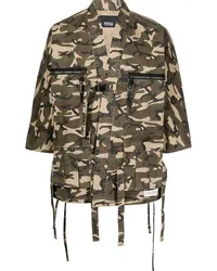 Mostly Heard Rarely Seen Jacke mit Camouflage-Print Grün