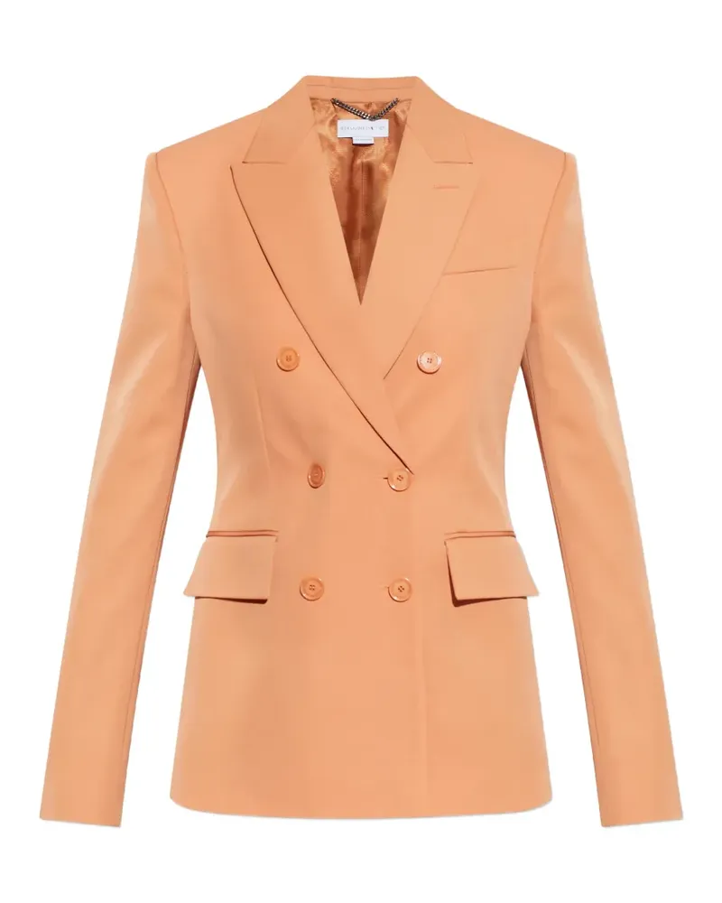 Stella McCartney double-breasted blazer - Orange Orange