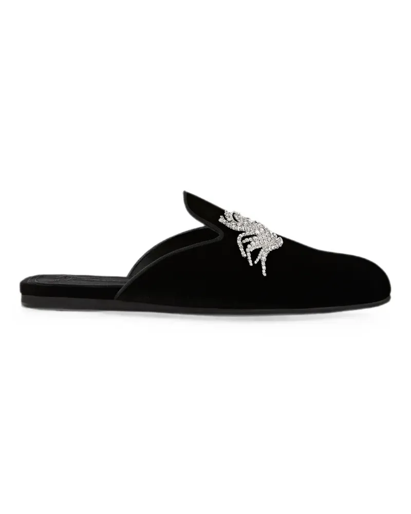 Giuseppe Zanotti Moritz Slipper - Schwarz Schwarz