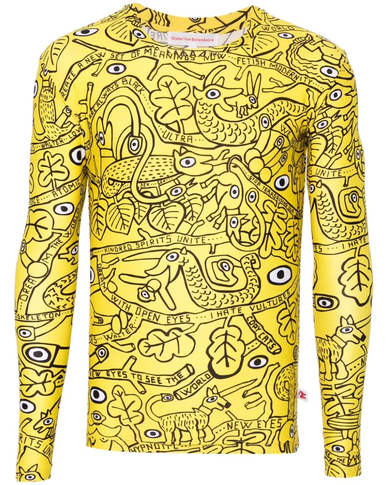 Walter van Beirendonck Otrano T-Shirt Gelb