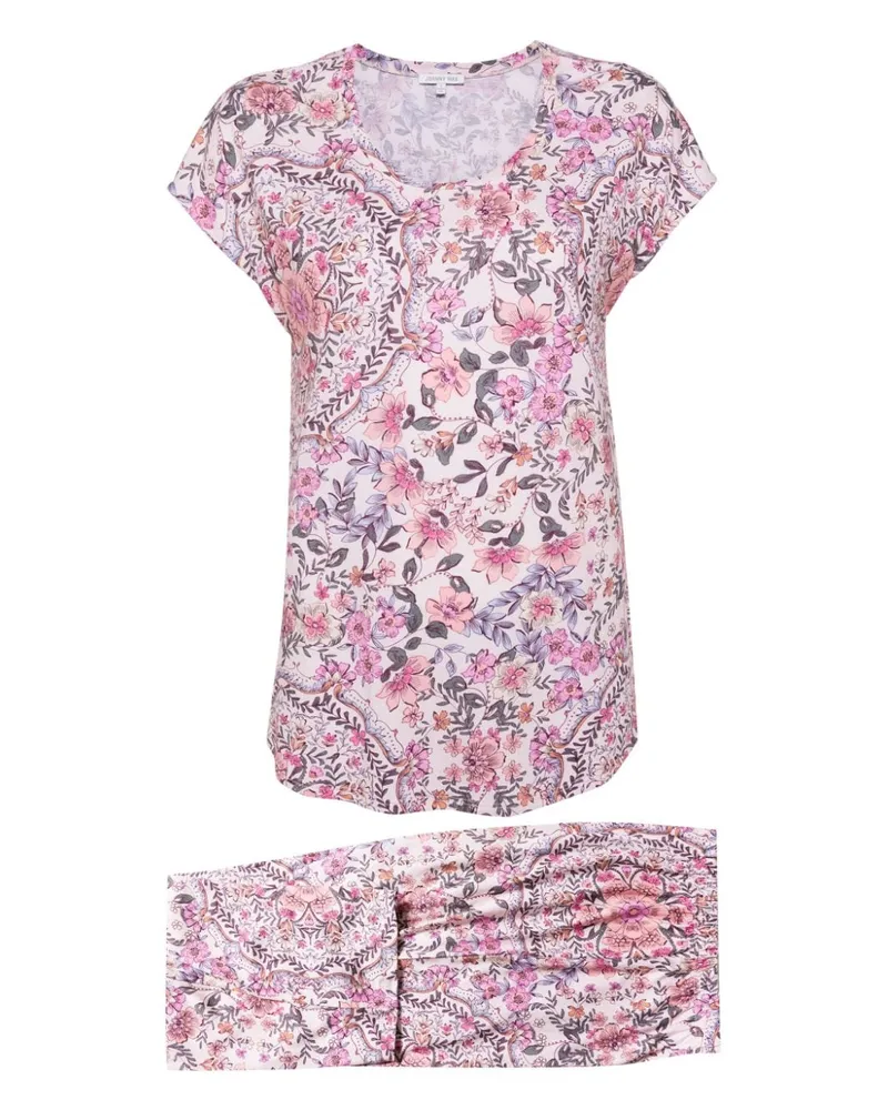 Johnny Was The Bobbie Crop Pyjama - Rosa Rosa
