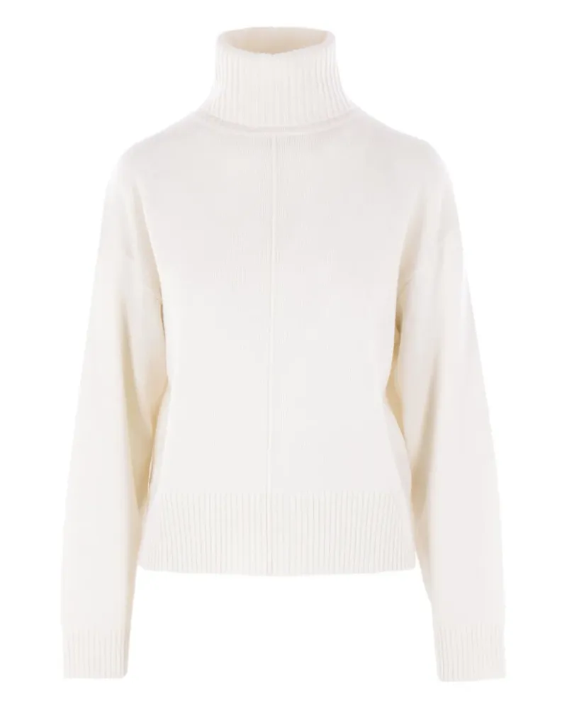 ALLUDE Gerippter Rollkragenpullover - Nude Nude