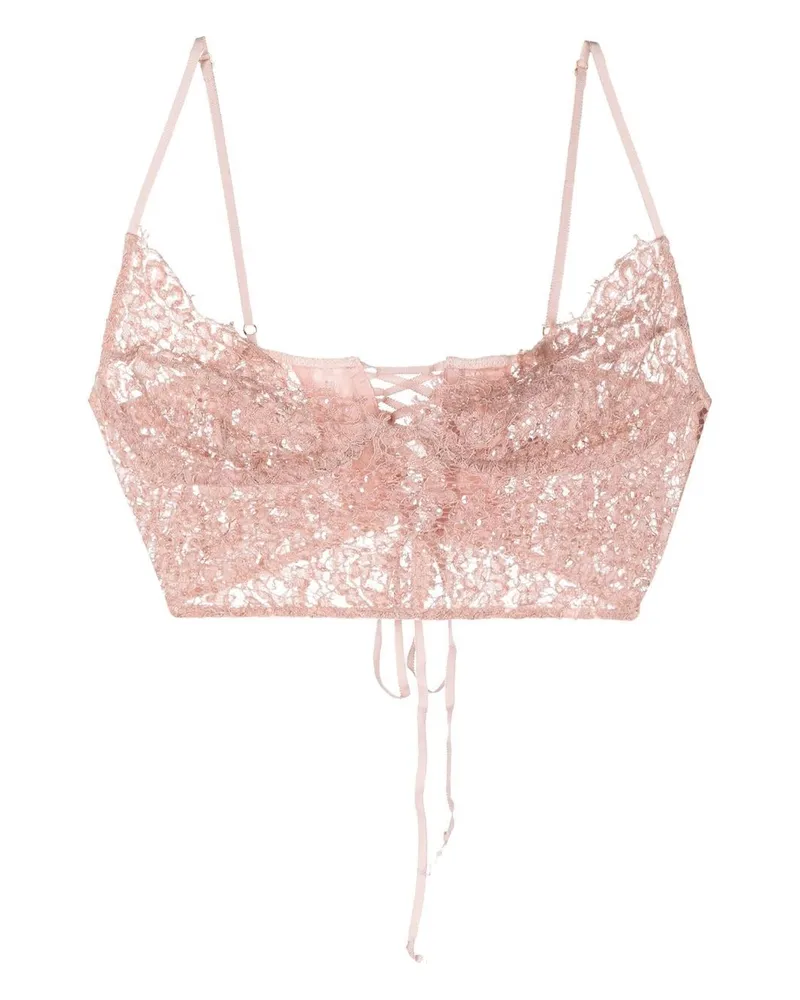 Kiki De Montparnasse Sheer-BH Rosa